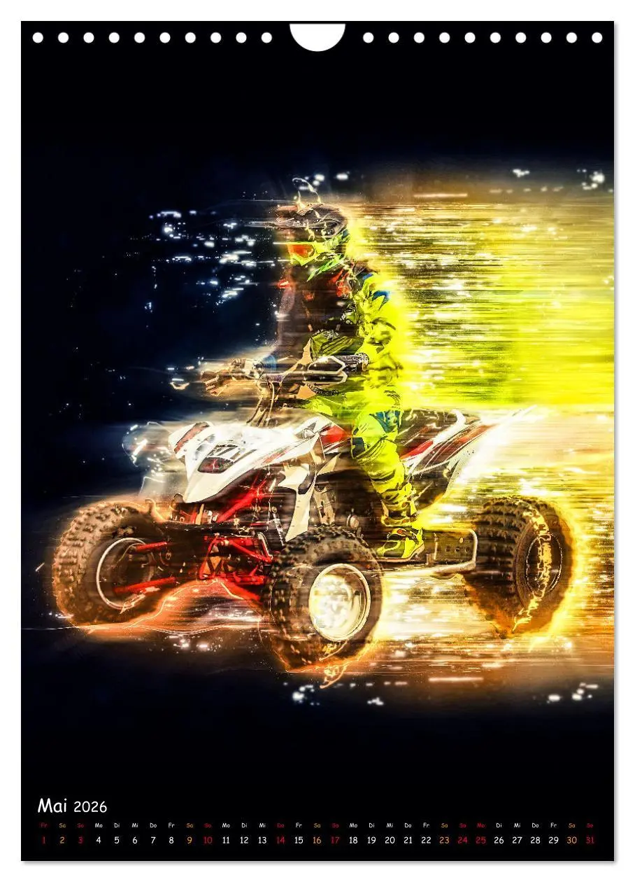 Bild: 9783516357059 | Quad spektakulär (Wandkalender 2026 DIN A4 hoch), CALVENDO...