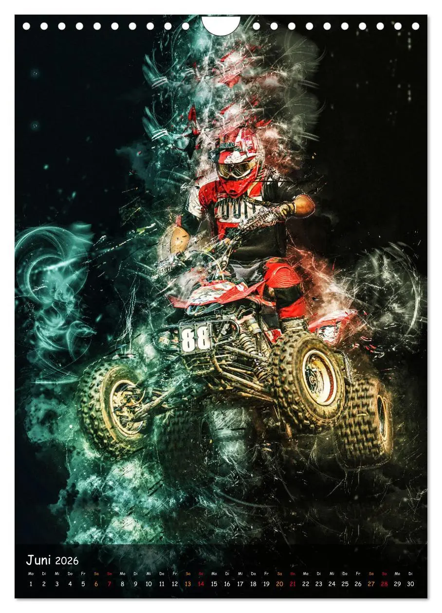 Bild: 9783516357059 | Quad spektakulär (Wandkalender 2026 DIN A4 hoch), CALVENDO...