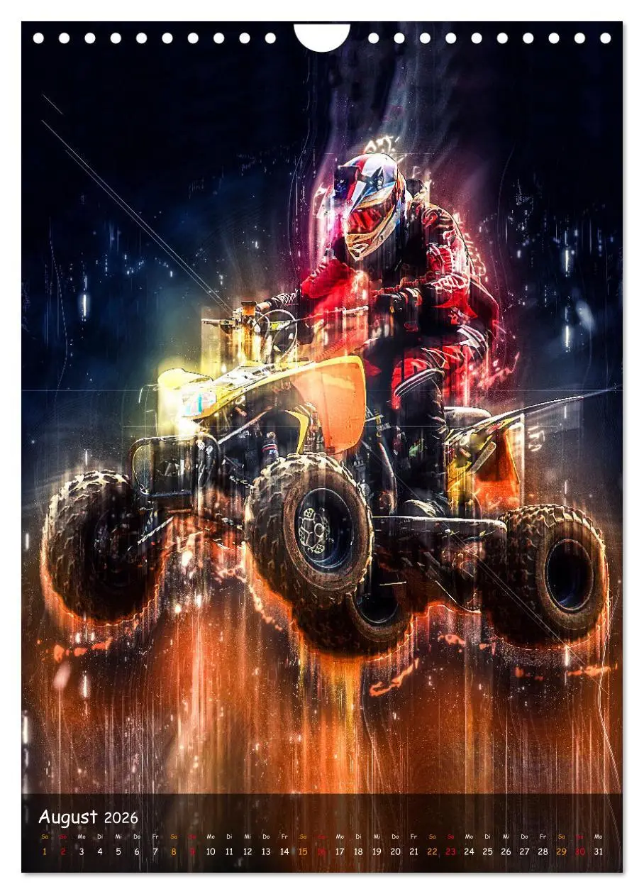 Bild: 9783516357059 | Quad spektakulär (Wandkalender 2026 DIN A4 hoch), CALVENDO...