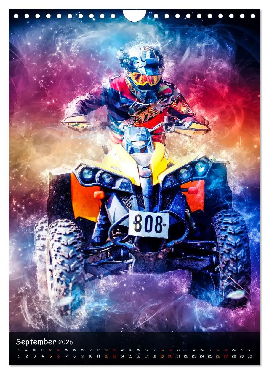 Bild: 9783516357059 | Quad spektakulär (Wandkalender 2026 DIN A4 hoch), CALVENDO...