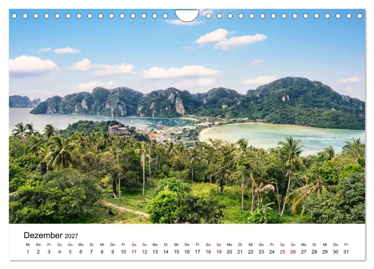 Bild: 9783569517059 | Die schönsten Inseln Thailands (Wandkalender 2027 DIN A4 quer),...