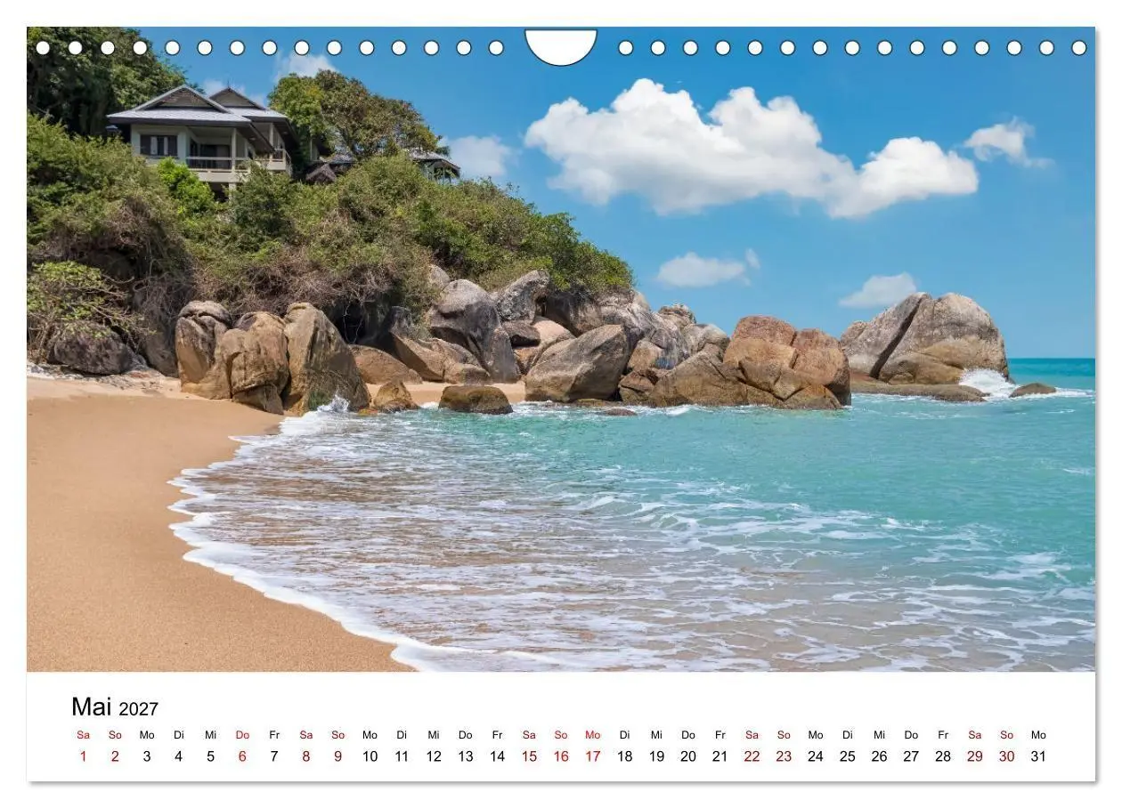 Bild: 9783569517059 | Die schönsten Inseln Thailands (Wandkalender 2027 DIN A4 quer),...