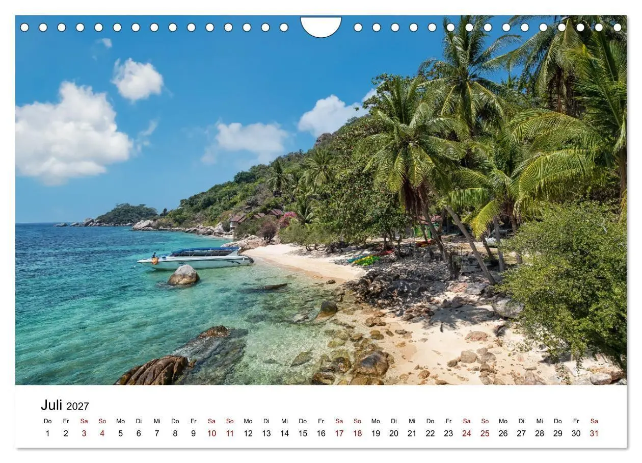Bild: 9783569517059 | Die schönsten Inseln Thailands (Wandkalender 2027 DIN A4 quer),...