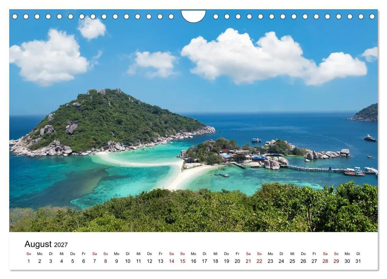 Bild: 9783569517059 | Die schönsten Inseln Thailands (Wandkalender 2027 DIN A4 quer),...