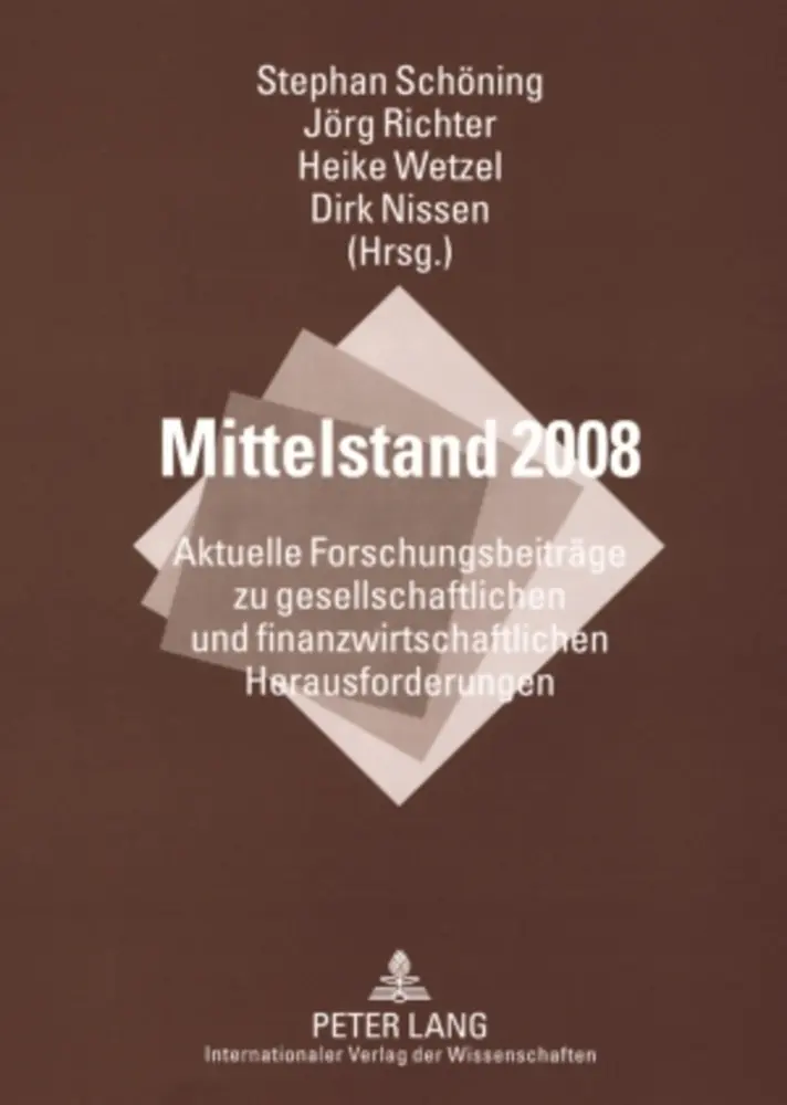 Cover: 9783631577059 | Mittelstand 2008 | Stephan Schöning (u. a.) | Taschenbuch | Deutsch