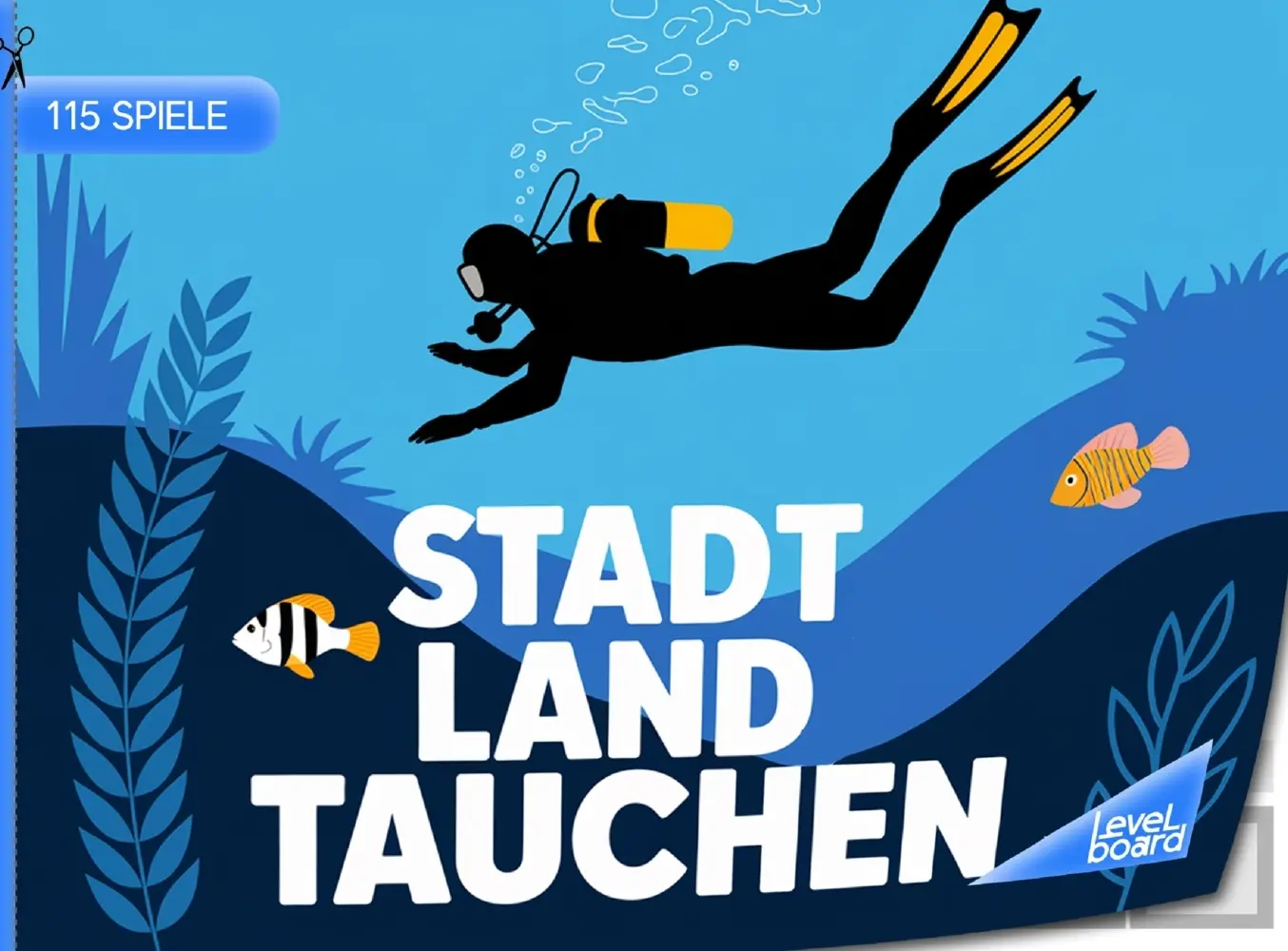 Cover: 9783693197059 | Stadt, Land, Tauchen - 115 Spielblöcke | levelBoard Spiele | Buch