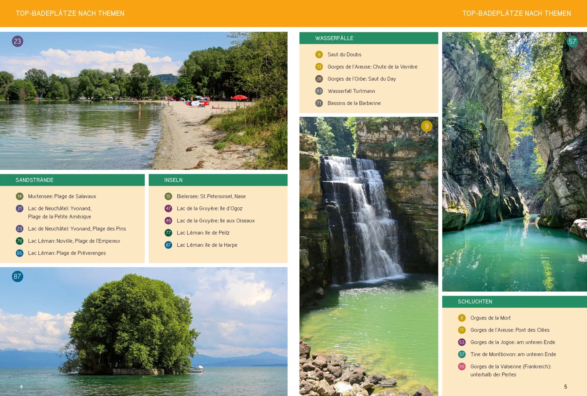 Bild: 9783907267059 | Romandie | Die schönsten Badeplätze an Seen, Flüssen und Wasserfällen