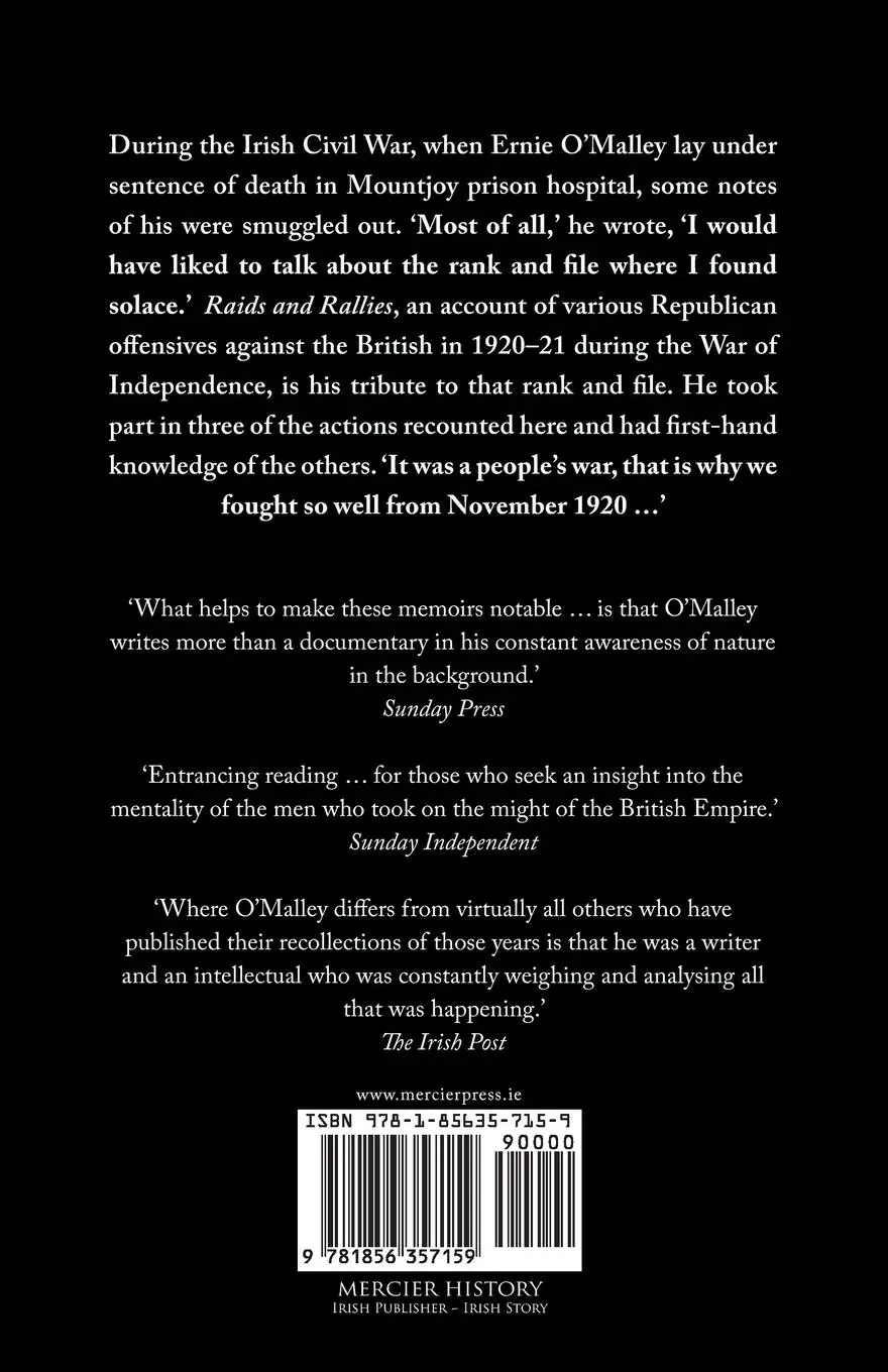 Rückseite: 9781856357159 | Raids and Rallies | Ernie O'Malley | Taschenbuch | Englisch | 2024