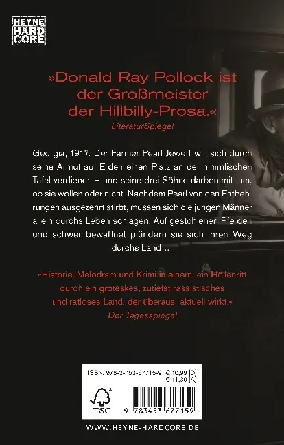 Bild: 9783453677159 | Die himmlische Tafel | Donald Ray Pollock | Taschenbuch | 432 S.