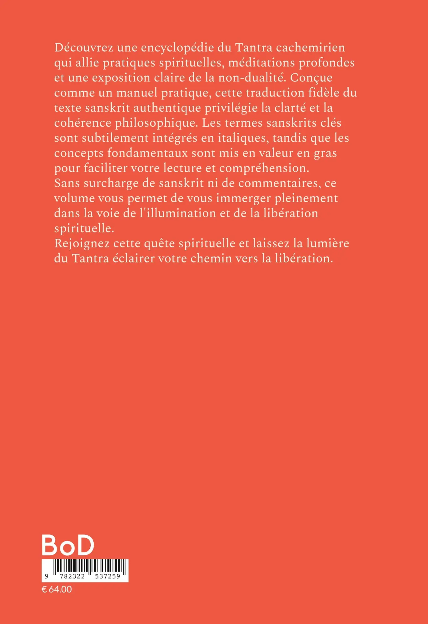 Rückseite: 9782322537259 | Tantraloka abhinavagupta (vol 1) | Emma Cataneo | Buch | Französisch