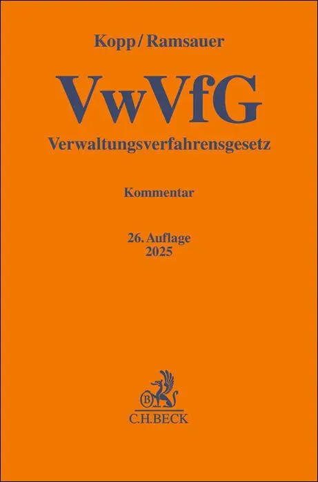Cover: 9783406827259 | Verwaltungsverfahrensgesetz. VwVfG | Kommentar | Ulrich Ramsauer