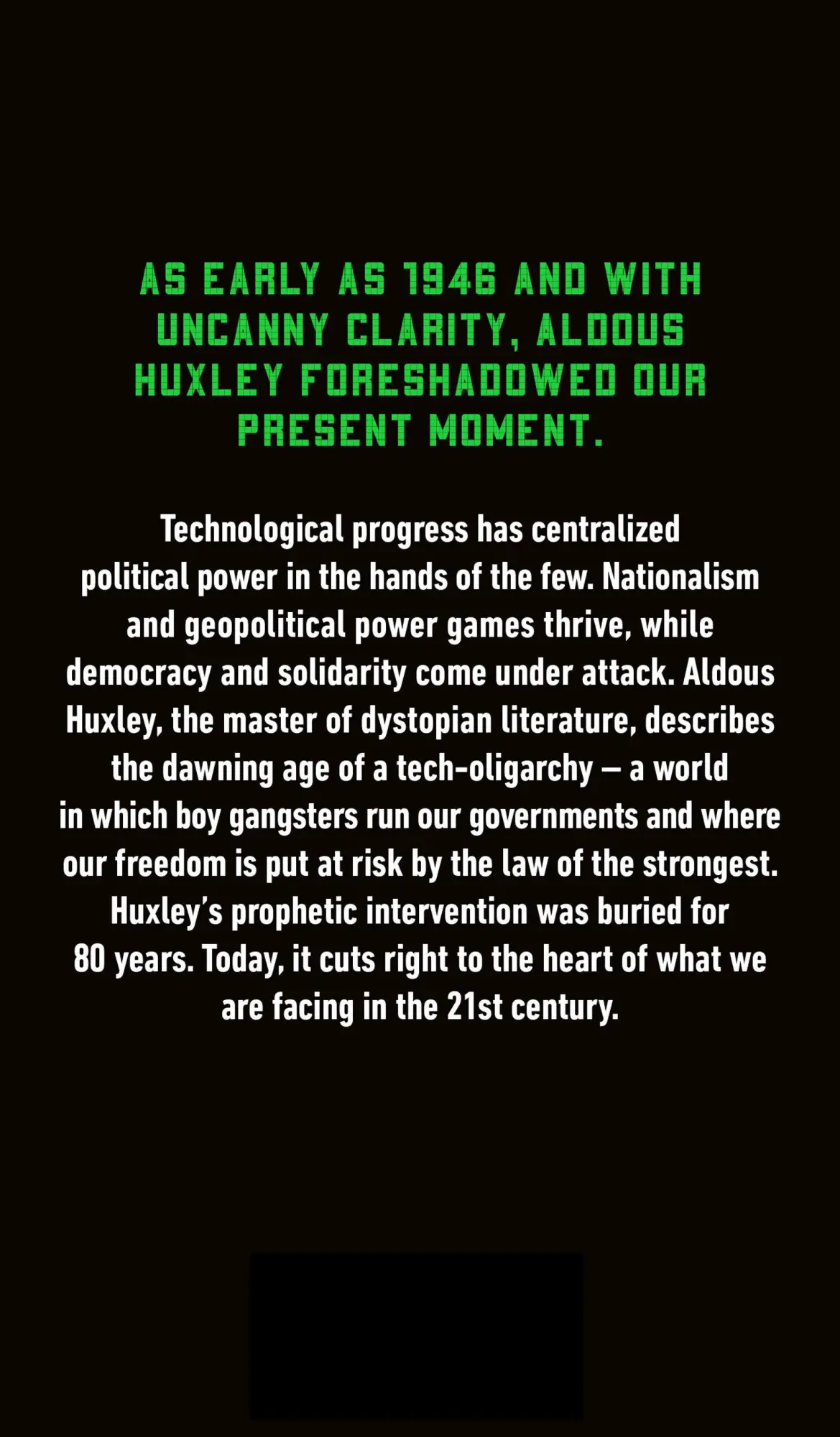 Bild: 9783446287259 | Time of the Oligarchs | On Science, Liberty and Peace | Aldous Huxley