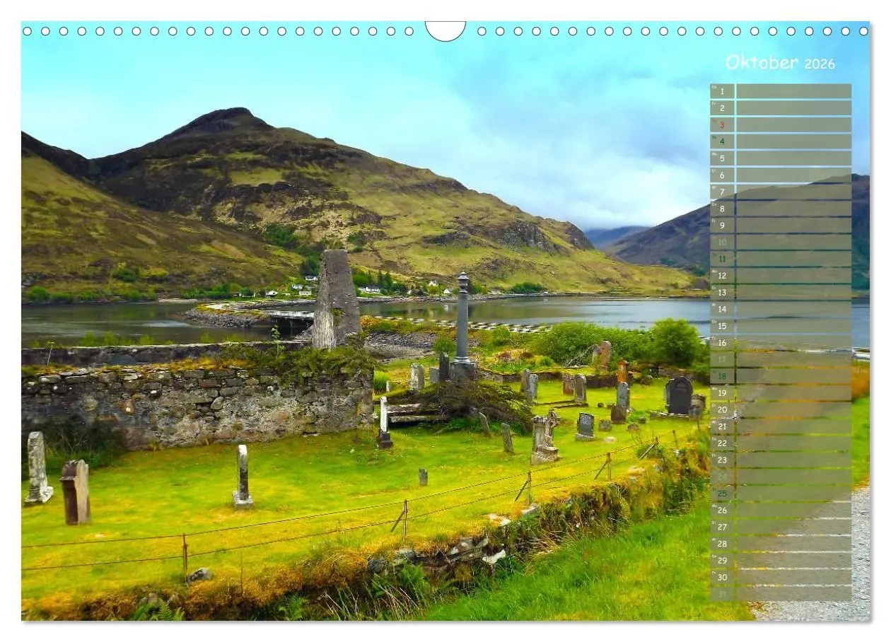 Bild: 9783516197259 | Scotland - Highlands (Wandkalender 2026 DIN A3 quer), CALVENDO...