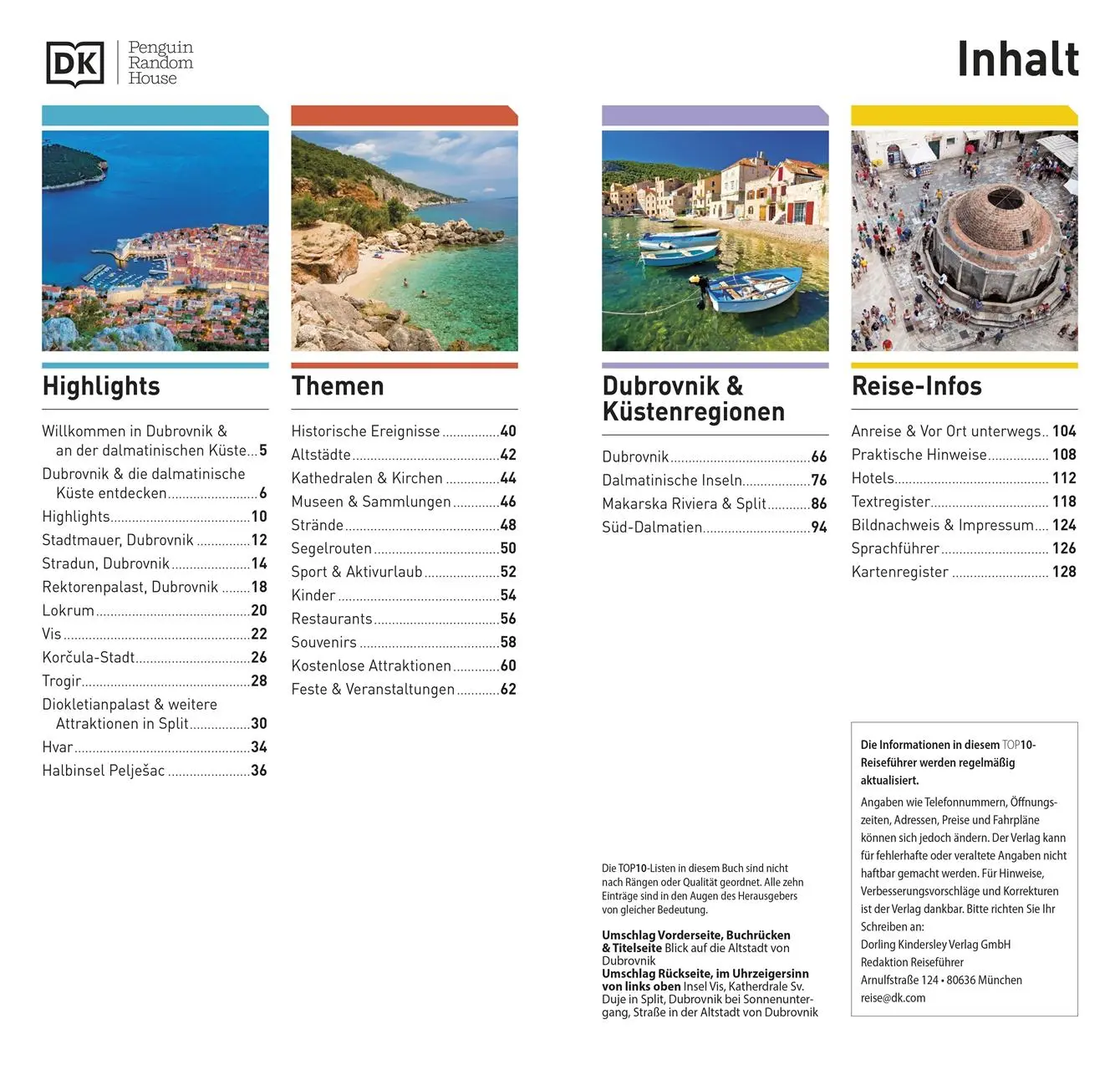 Bild: 9783734207259 | TOP10 Reiseführer Dubrovnik &amp; Dalmatinische Küste | DK Verlag - Reise