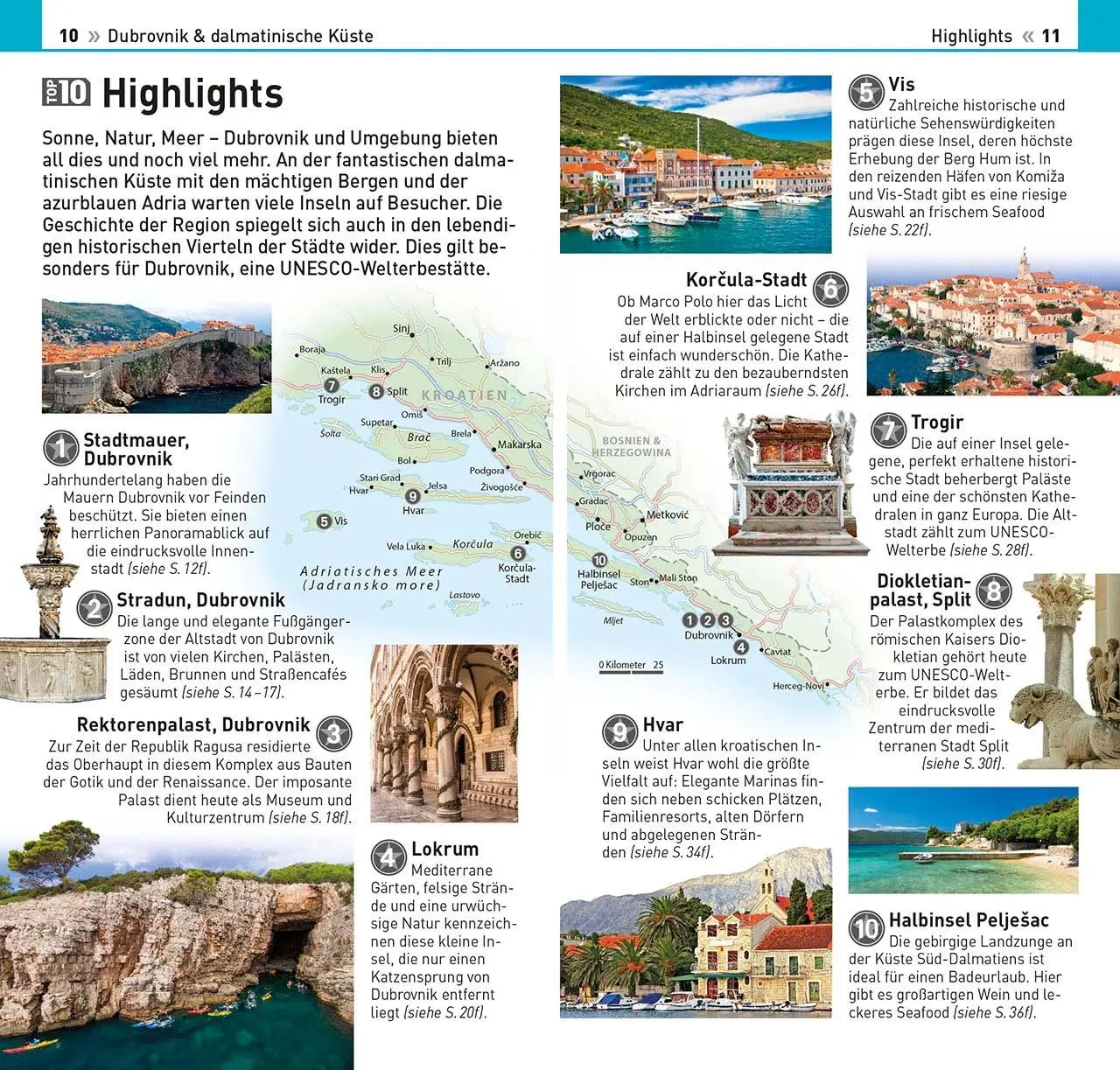 Bild: 9783734207259 | TOP10 Reiseführer Dubrovnik &amp; Dalmatinische Küste | DK Verlag - Reise