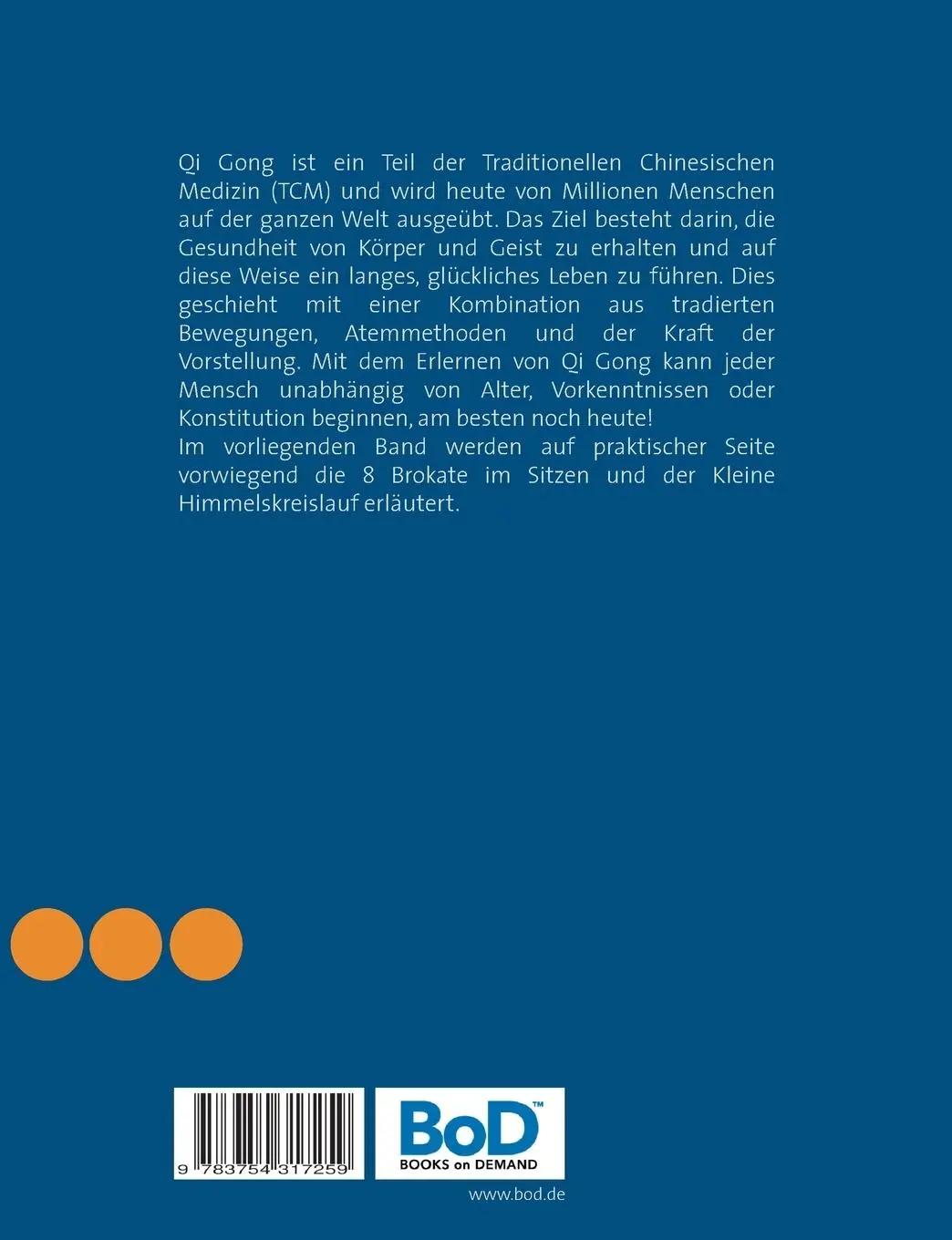 Rückseite: 9783754317259 | Bleib jung mit Qi Gong | Jin Dao | Taschenbuch | 52 S. | Deutsch