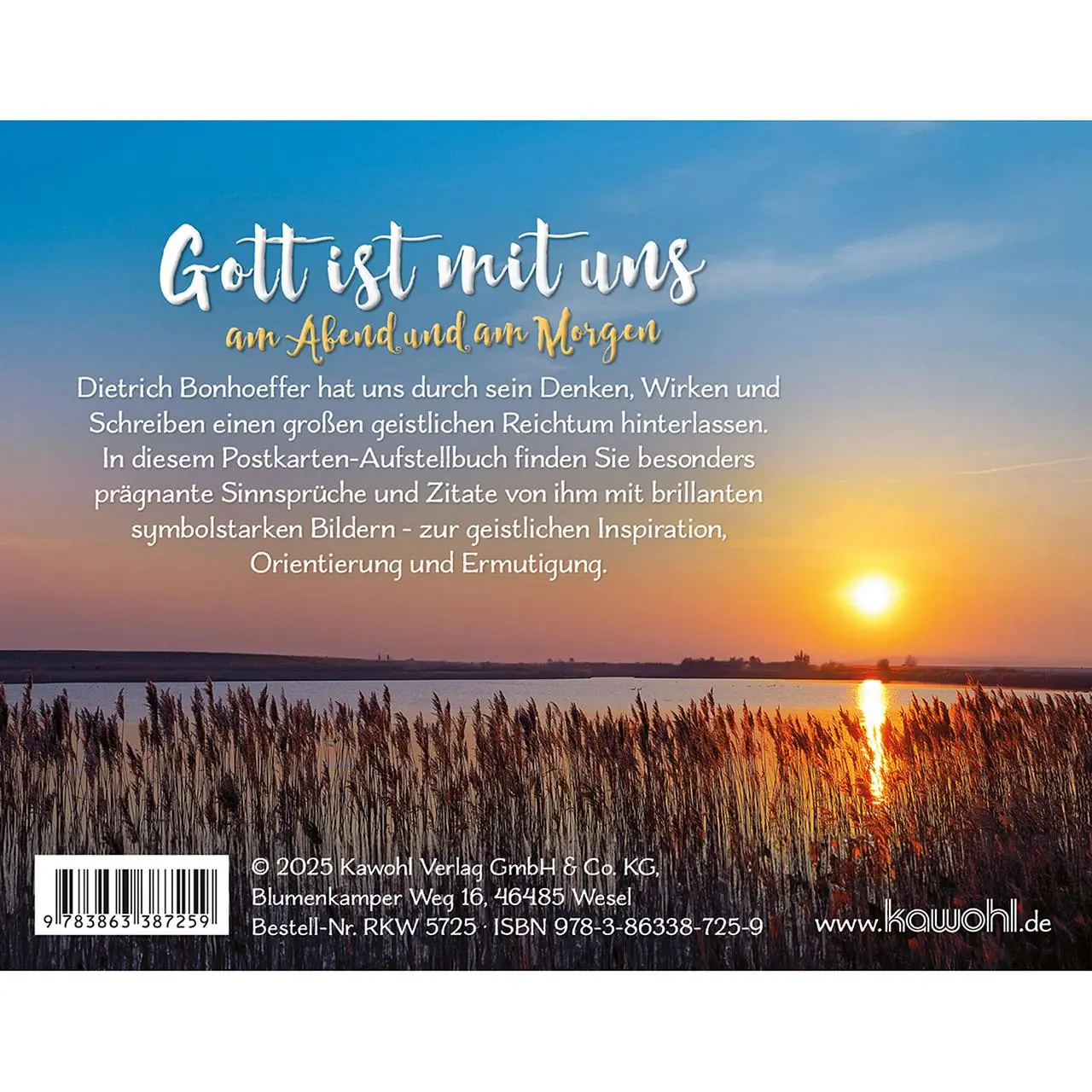 Bild: 9783863387259 | Gott ist mit uns am Abend und am Morgen | Postkarten-Aufstellbuch