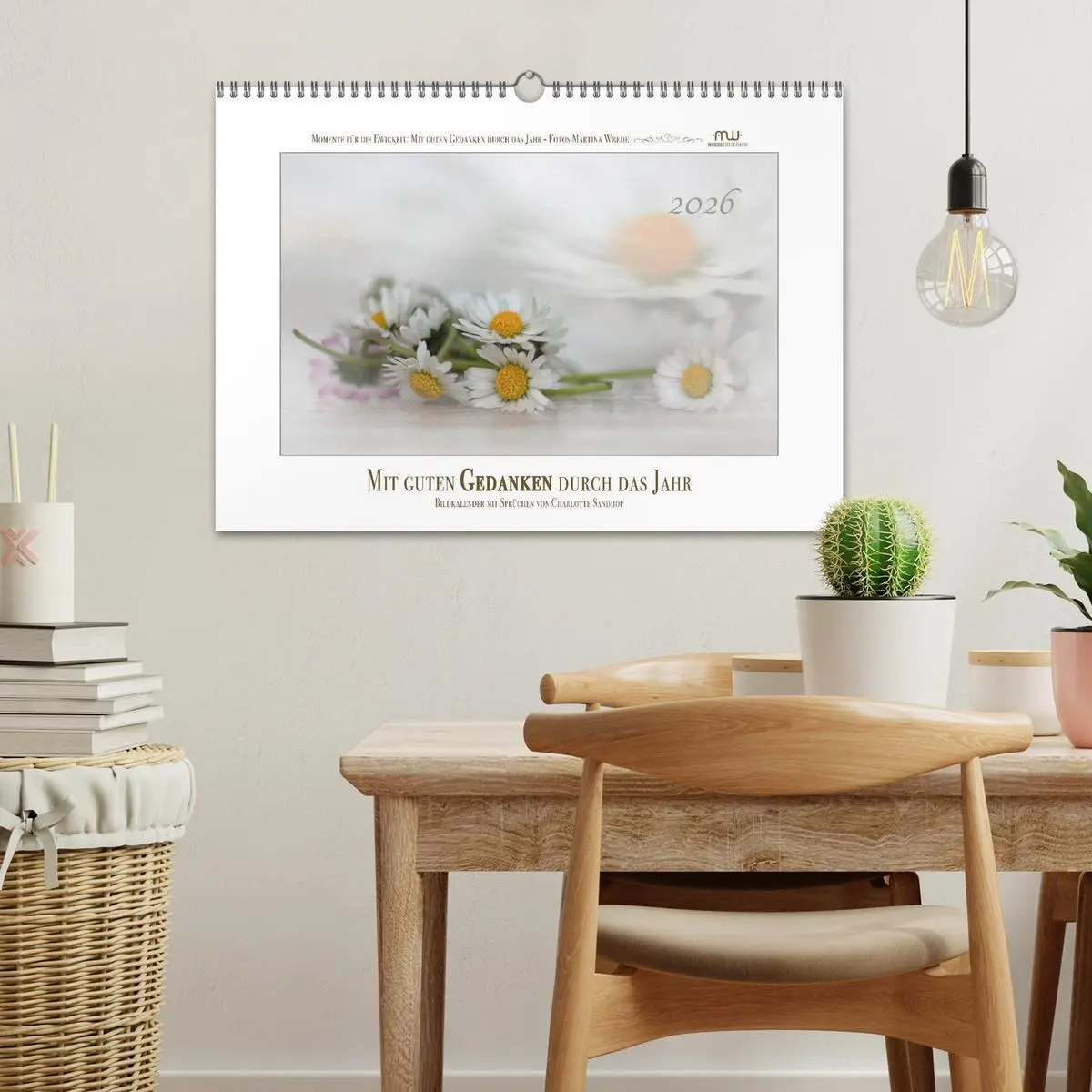 Bild: 9783516017359 | Mit guten Gedanken durch das Jahr (Wandkalender 2026 DIN A3 quer),...