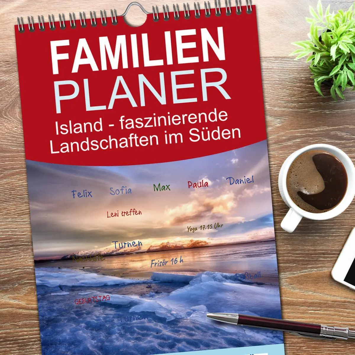 Bild: 9783516497359 | Familienplaner 2026 - Island - faszinierende Landschaften im Süden...