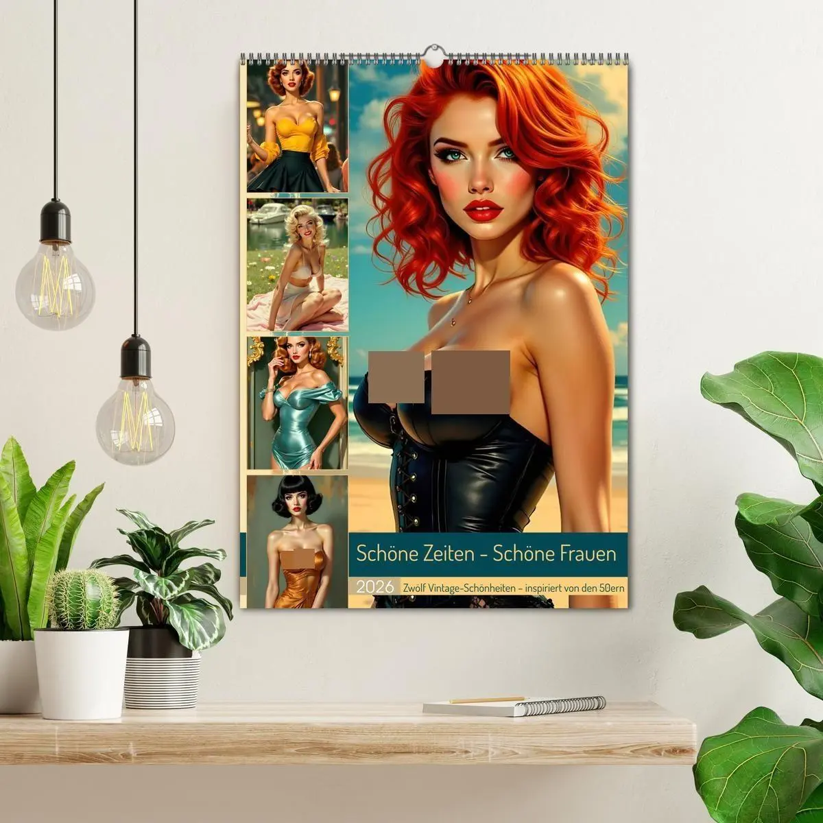 Bild: 9783516707359 | Schöne Zeiten - Schöne Frauen (Wandkalender 2026 DIN A2 hoch),...