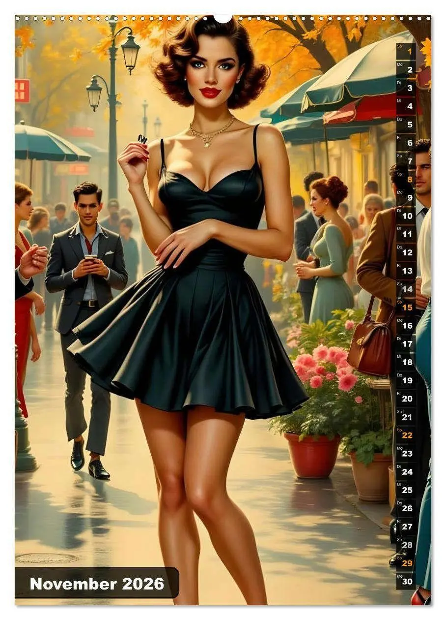 Bild: 9783516707359 | Schöne Zeiten - Schöne Frauen (Wandkalender 2026 DIN A2 hoch),...