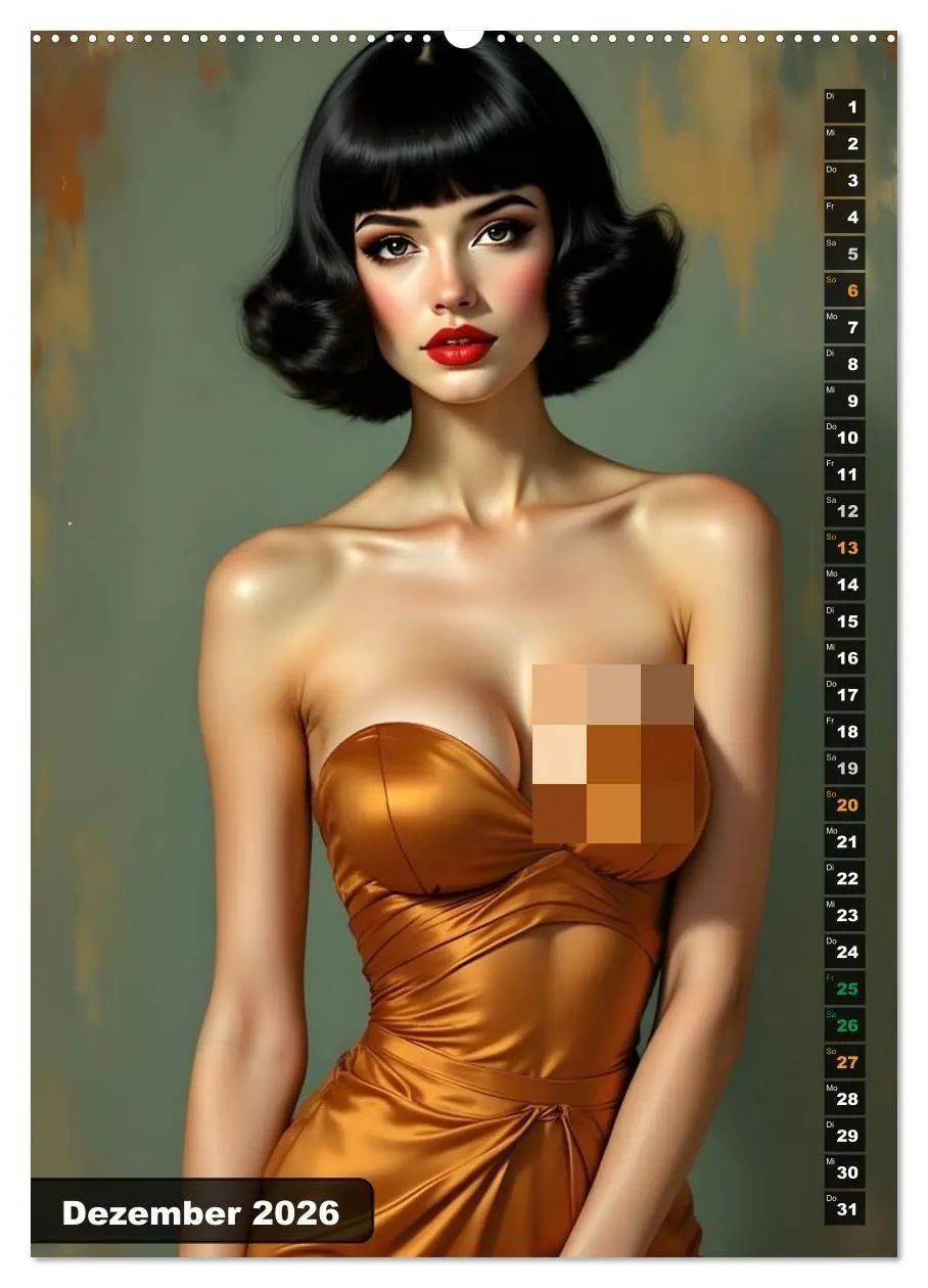 Bild: 9783516707359 | Schöne Zeiten - Schöne Frauen (Wandkalender 2026 DIN A2 hoch),...