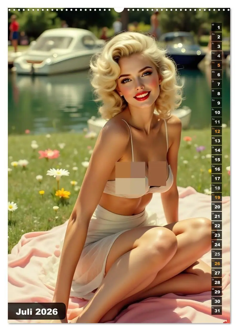 Bild: 9783516707359 | Schöne Zeiten - Schöne Frauen (Wandkalender 2026 DIN A2 hoch),...