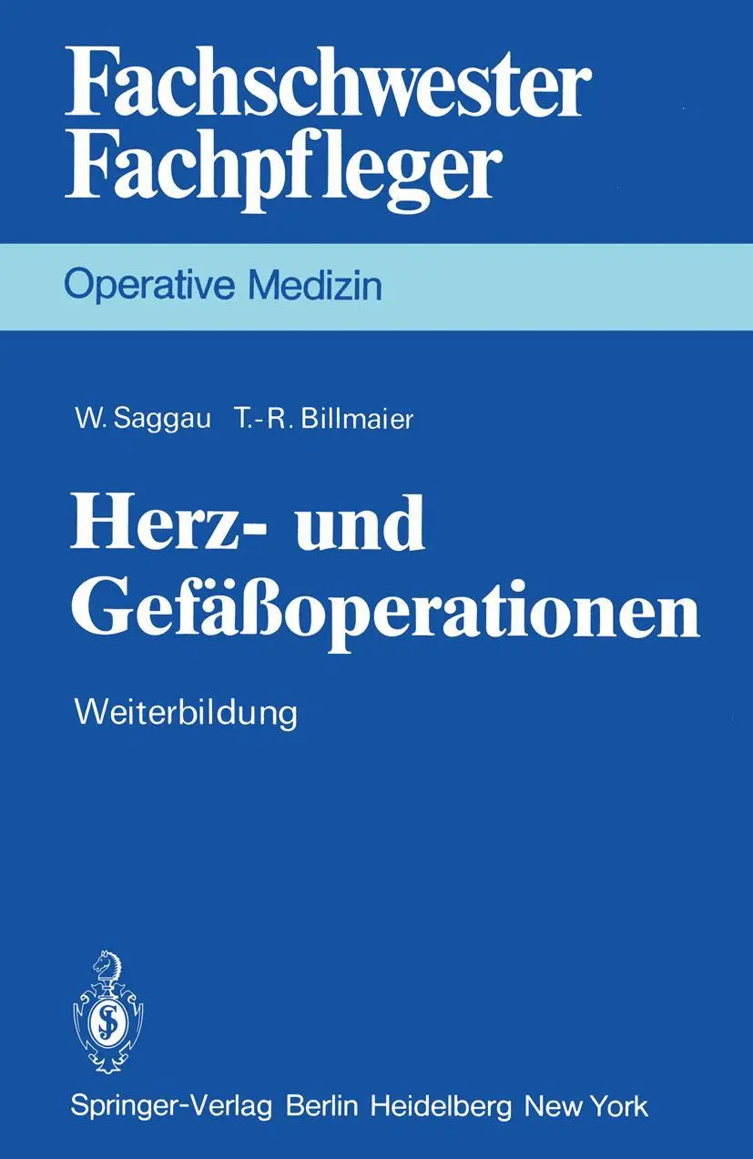 Cover: 9783540087359 | Herz- und Gefäßoperationen | Weiterbildung | T. -R. Billmaier (u. a.)