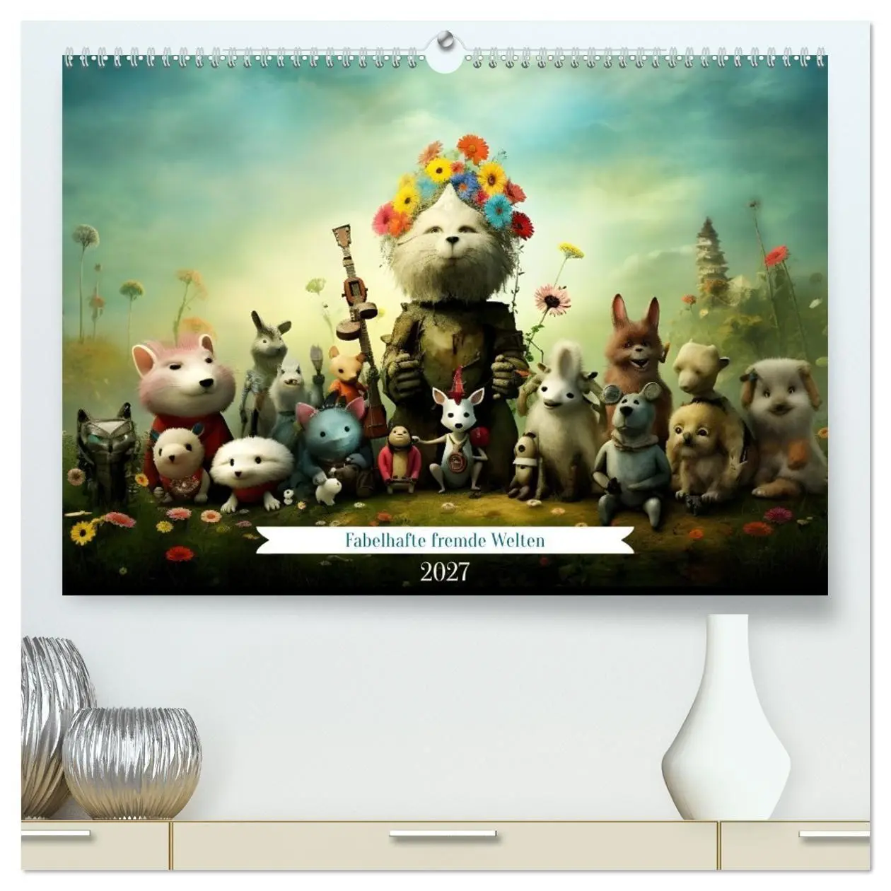 Cover: 9783569277359 | Fabelhafte fremde Welten (hochwertiger Premium Wandkalender 2027...