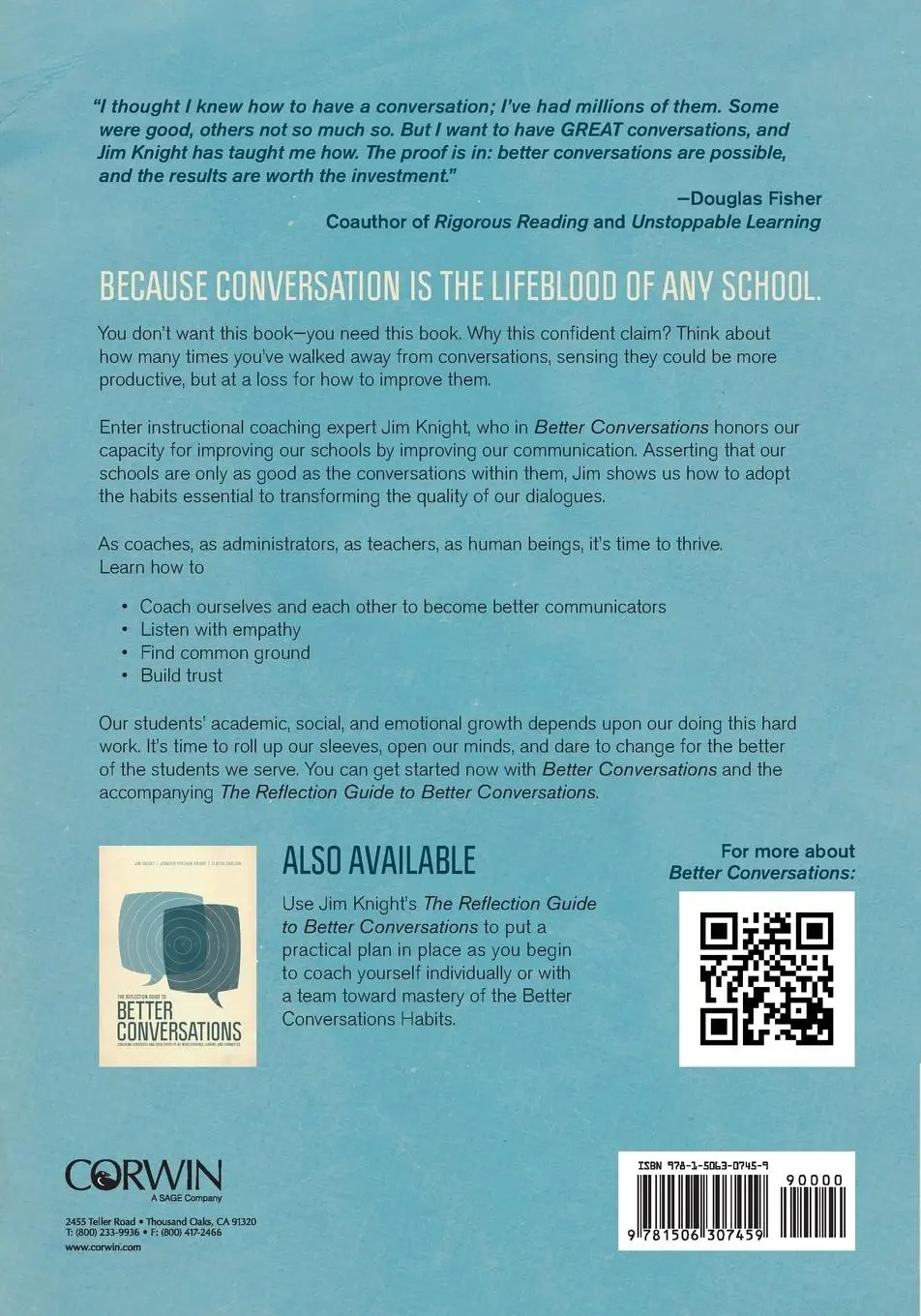 Rückseite: 9781506307459 | Better Conversations | Jim Knight | Taschenbuch | Englisch | 2015