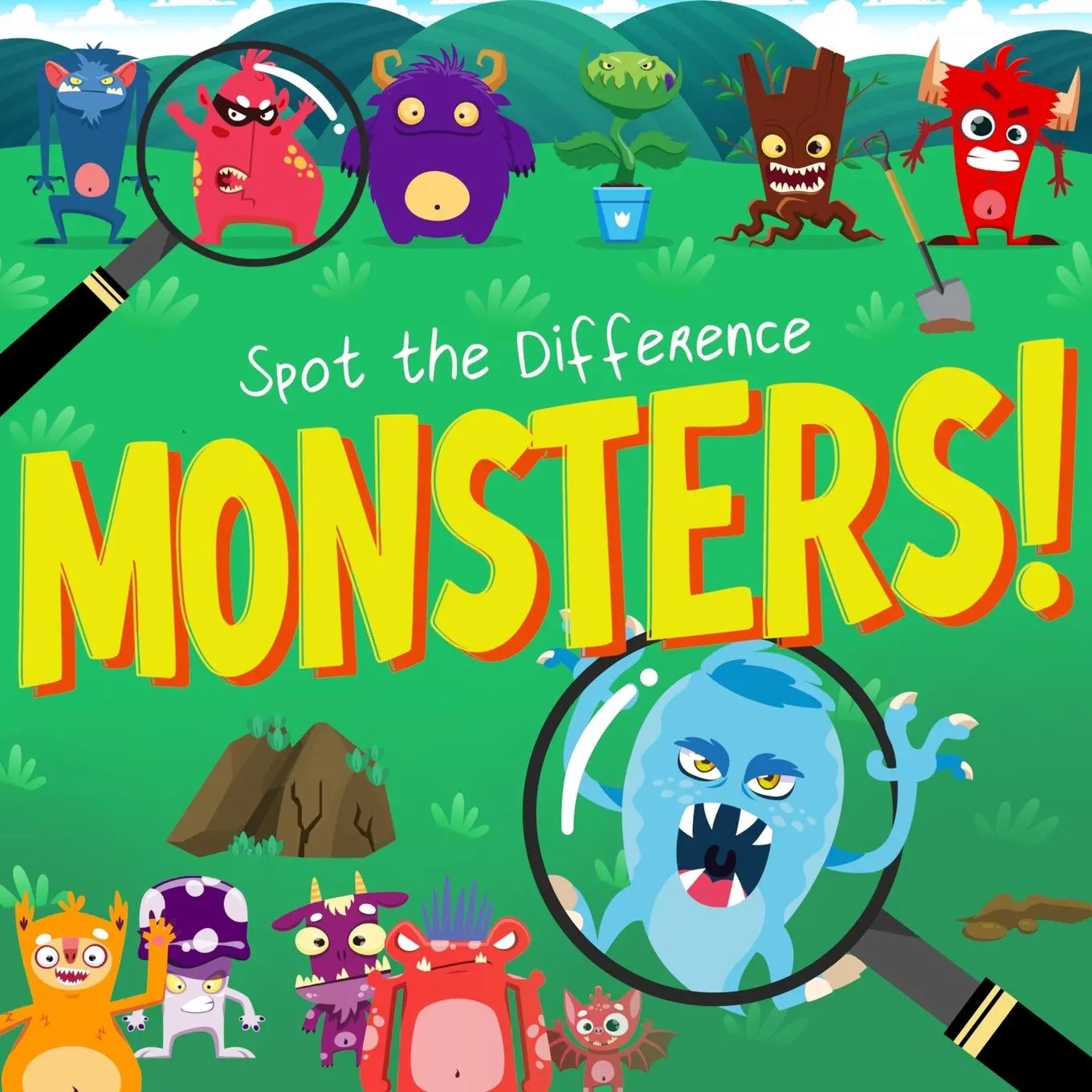Cover: 9781914047459 | Spot the Difference - Monsters! | Webber Books | Taschenbuch | 2023