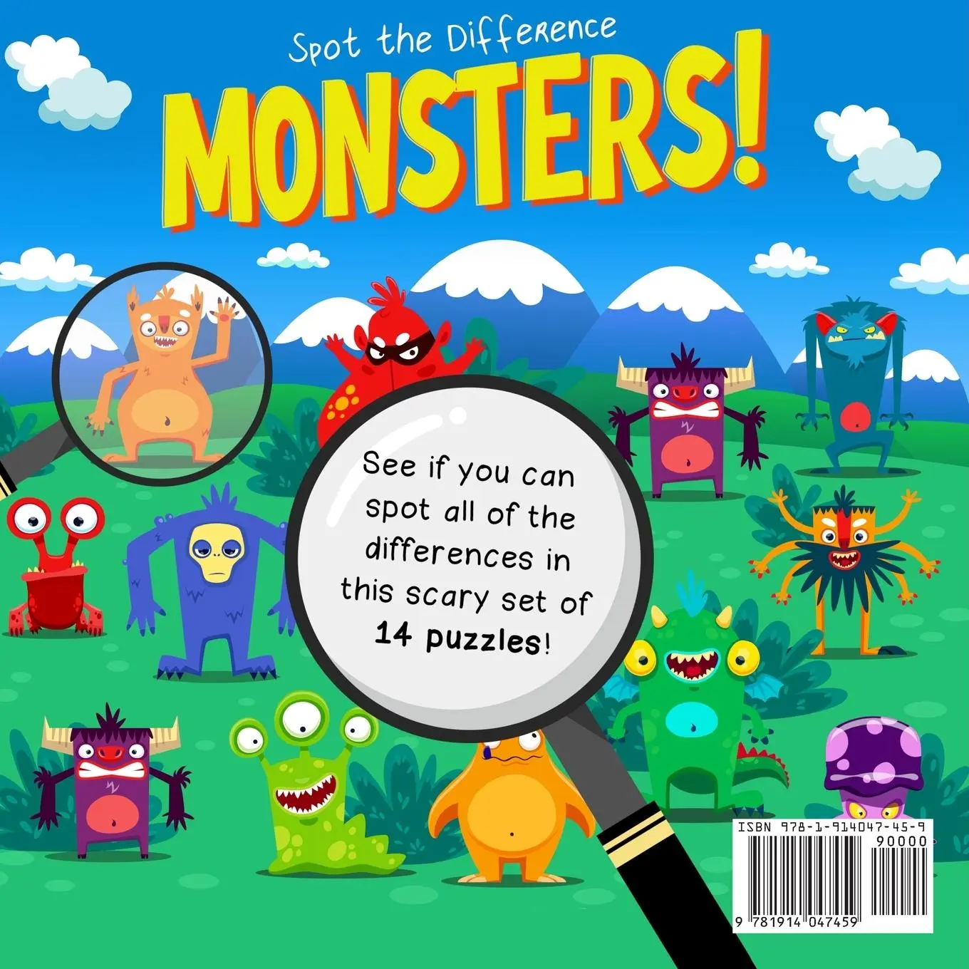 Rückseite: 9781914047459 | Spot the Difference - Monsters! | Webber Books | Taschenbuch | 2023