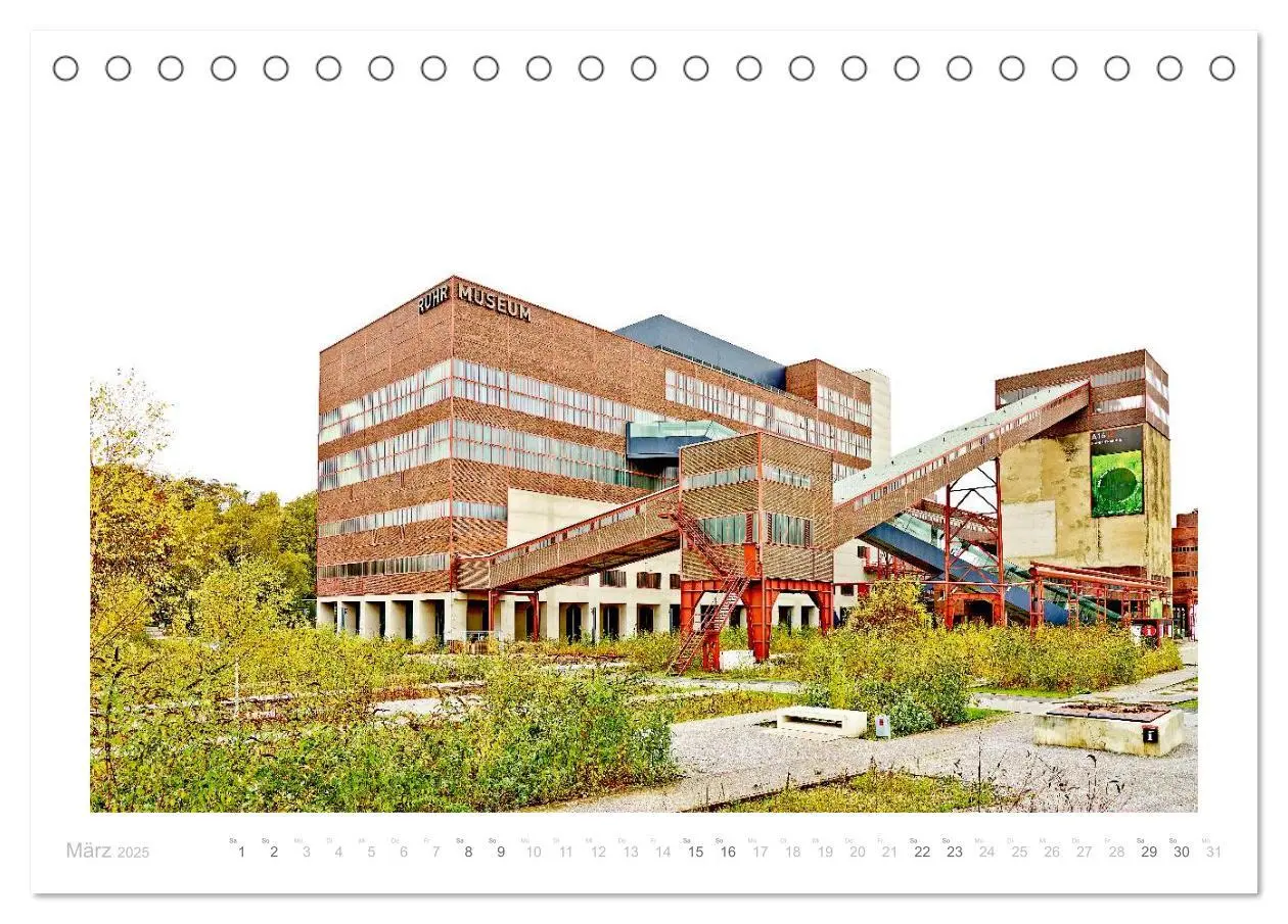 Bild: 9783435757459 | Zeche Zollverein. Weltkulturerbe. (Tischkalender 2025 DIN A5 quer),...