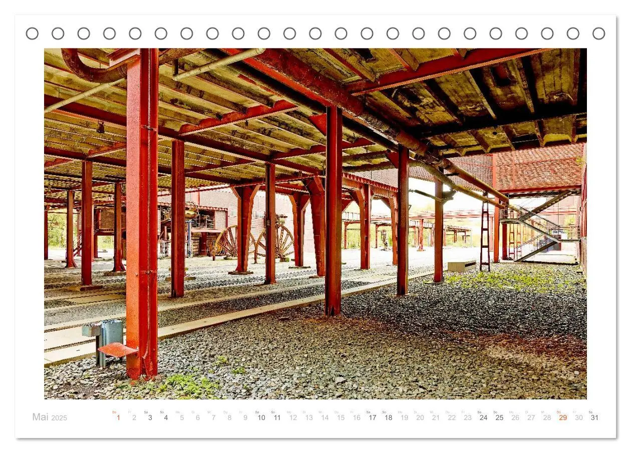 Bild: 9783435757459 | Zeche Zollverein. Weltkulturerbe. (Tischkalender 2025 DIN A5 quer),...