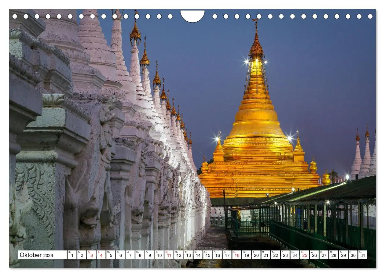 Bild: 9783457537459 | Wunderbares Myanmar (Wandkalender 2026 DIN A4 quer), CALVENDO...