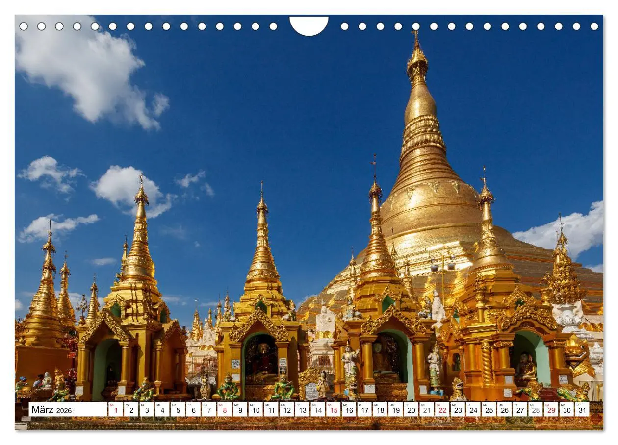 Bild: 9783457537459 | Wunderbares Myanmar (Wandkalender 2026 DIN A4 quer), CALVENDO...