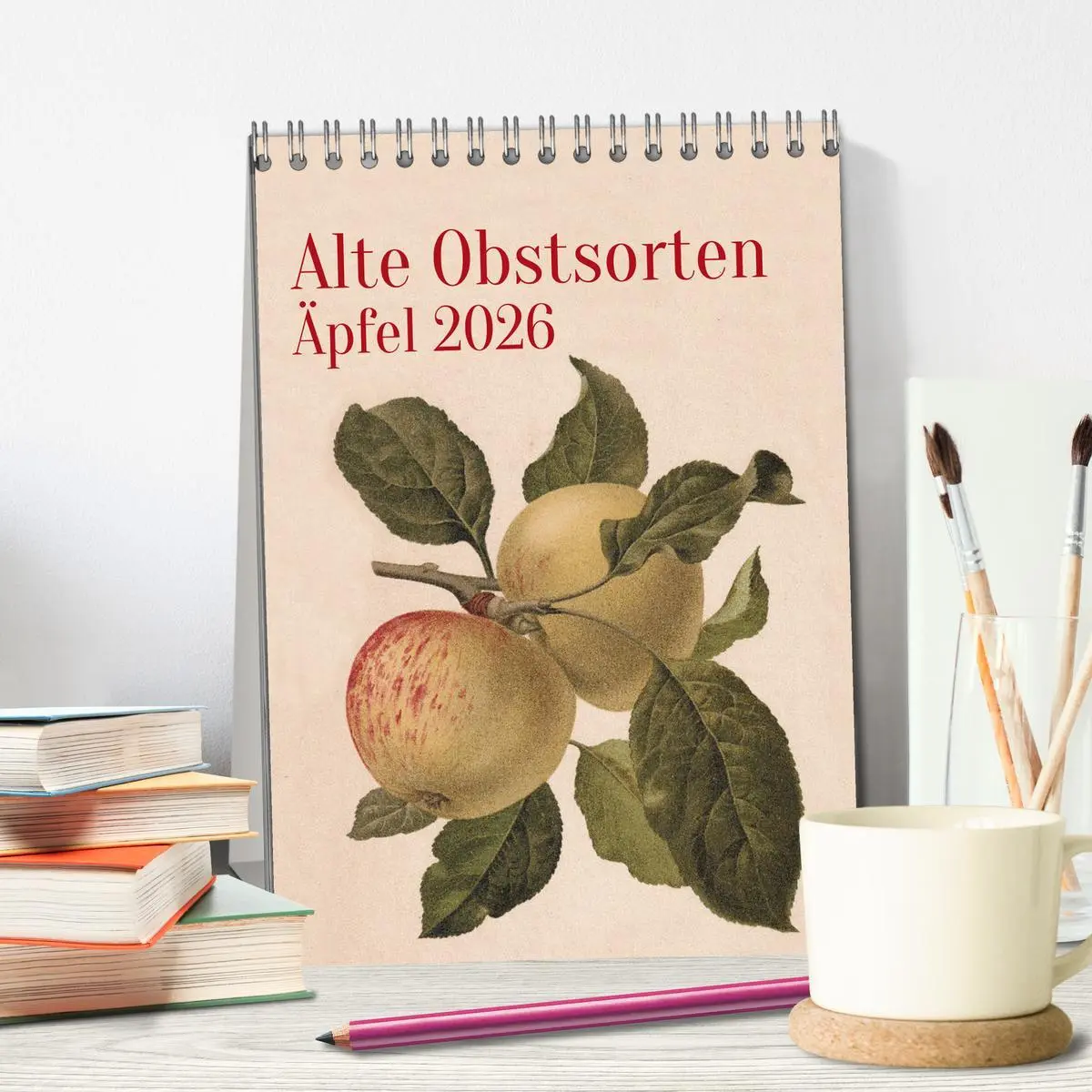 Bild: 9783516247459 | Alte Obstsorten - Äpfel 2026 (Tischkalender 2026 DIN A5 hoch),...
