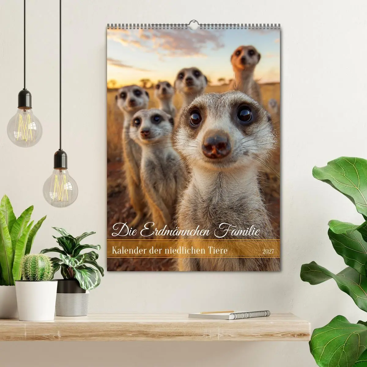 Bild: 9783516867459 | Die Erdmännchen Familie - Kalender der niedlichen Tiere...