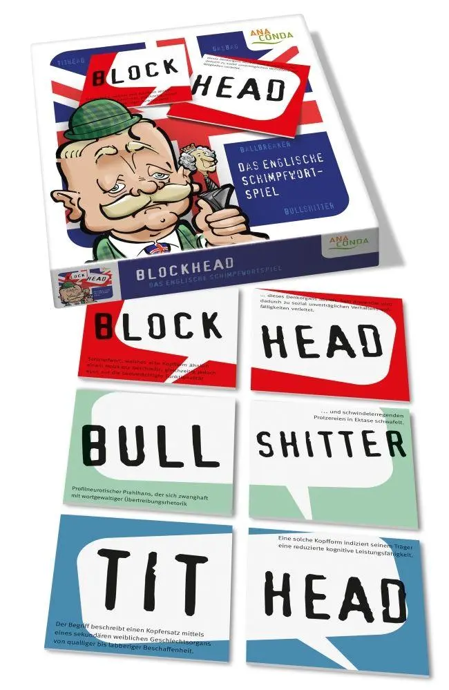 Bild: 9783730607459 | Blockhead - Das englische Schimpfwortspiel | Michael Schmitz (u. a.)