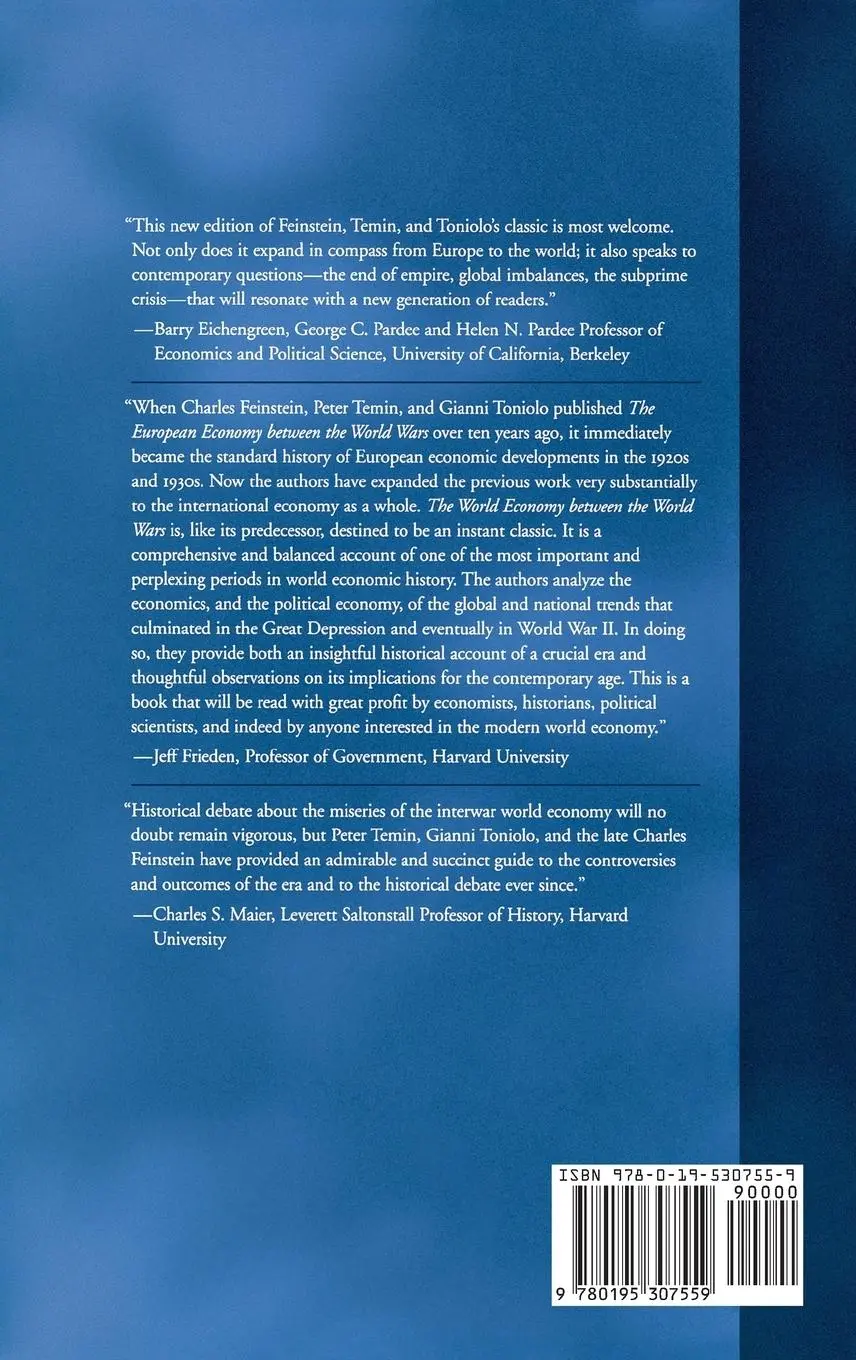 Rückseite: 9780195307559 | World Economy Between the World Wars | C H Feinstein (u. a.) | Buch