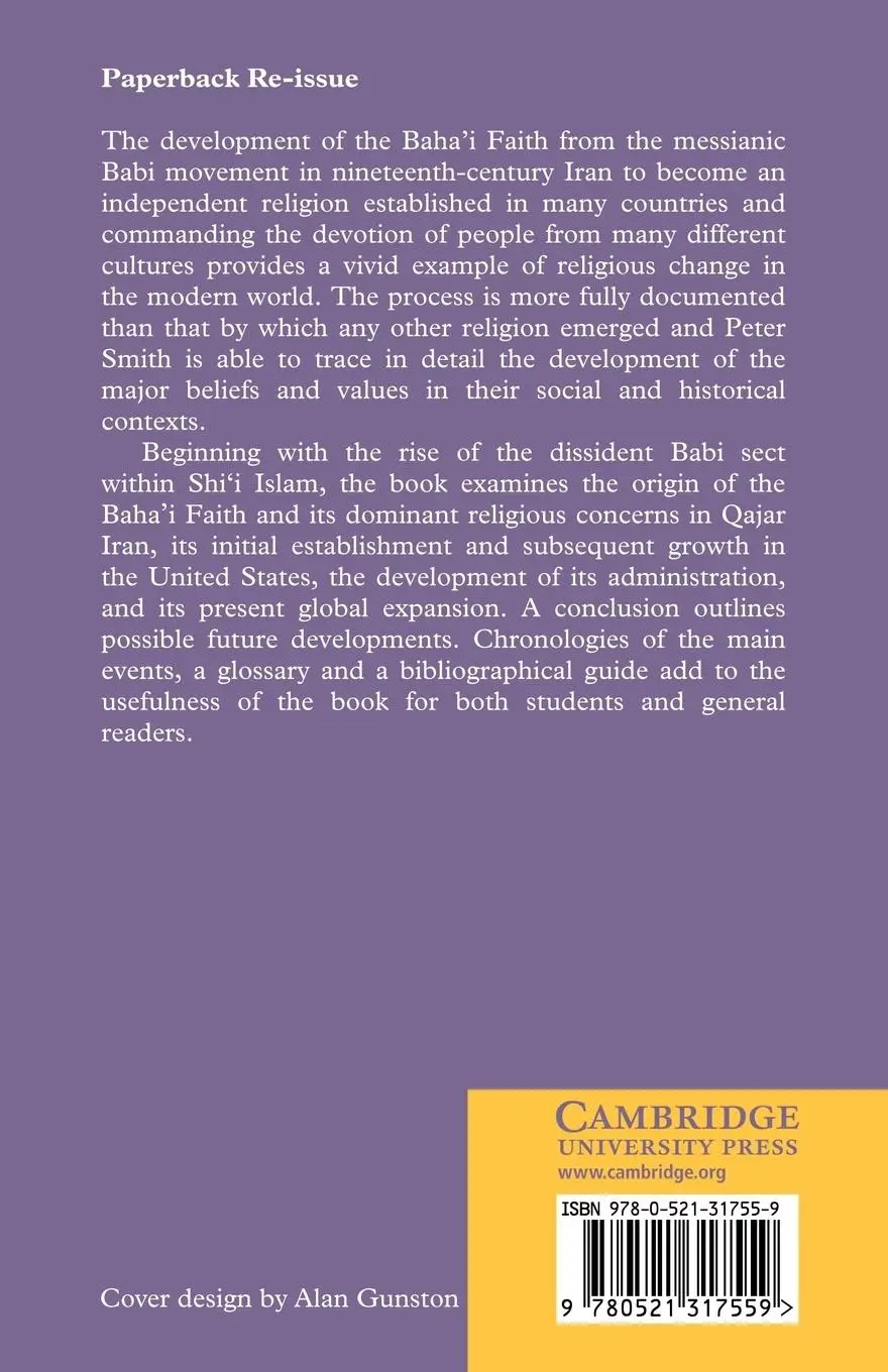Rückseite: 9780521317559 | The Babi and Baha'i Religions | Peter Smith (u. a.) | Taschenbuch