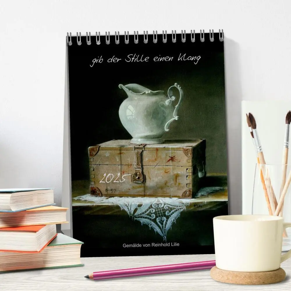 Bild: 9783457077559 | gib der Stille einen Klang (Tischkalender 2025 DIN A5 hoch),...