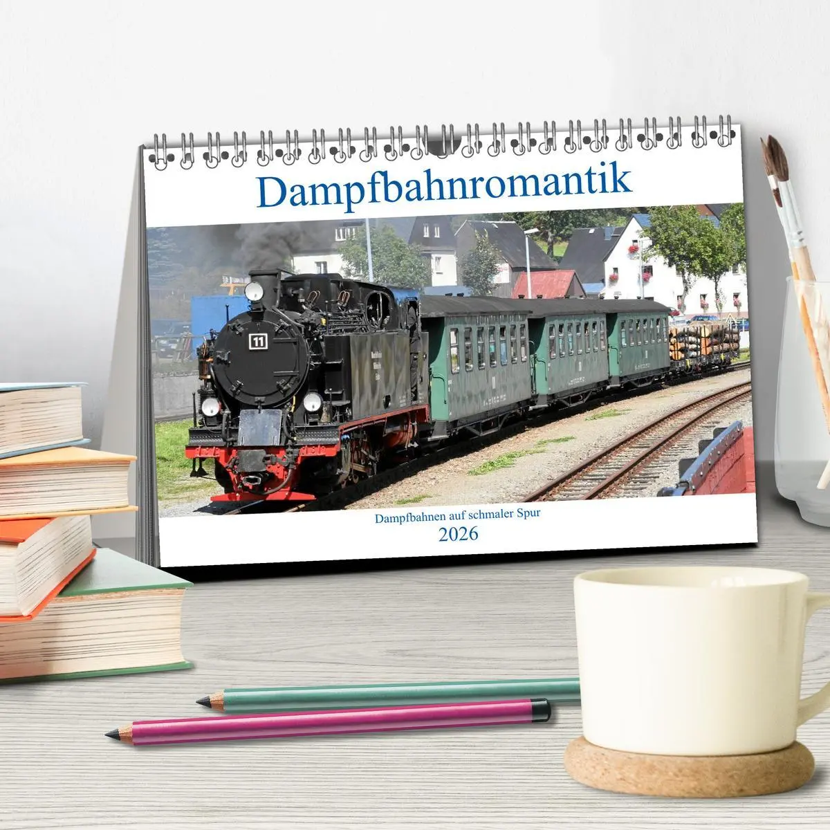 Bild: 9783457767559 | Dampfbahnromantik - Dampfbahnen auf schmaler Spur (Tischkalender...