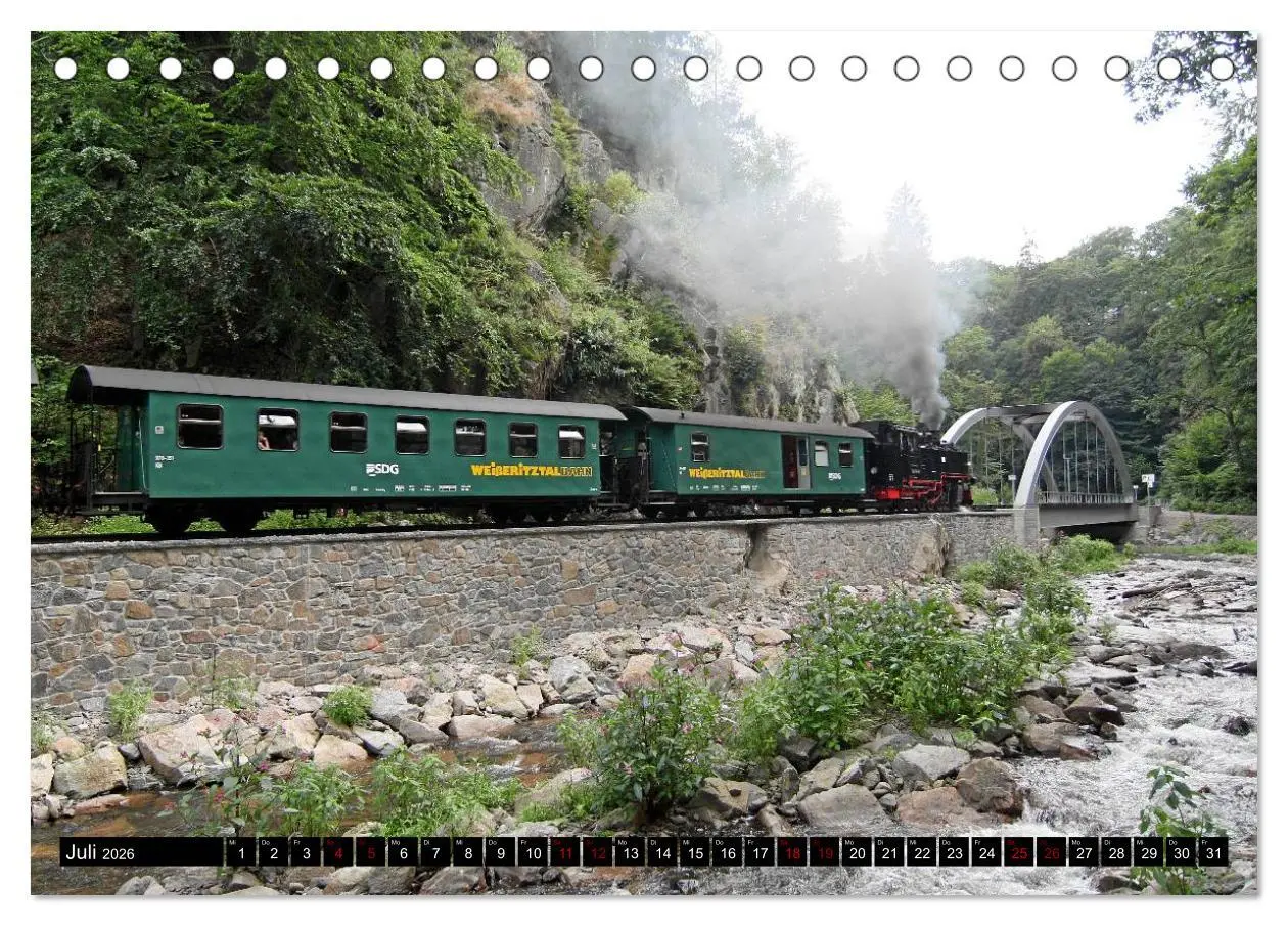 Bild: 9783457767559 | Dampfbahnromantik - Dampfbahnen auf schmaler Spur (Tischkalender...