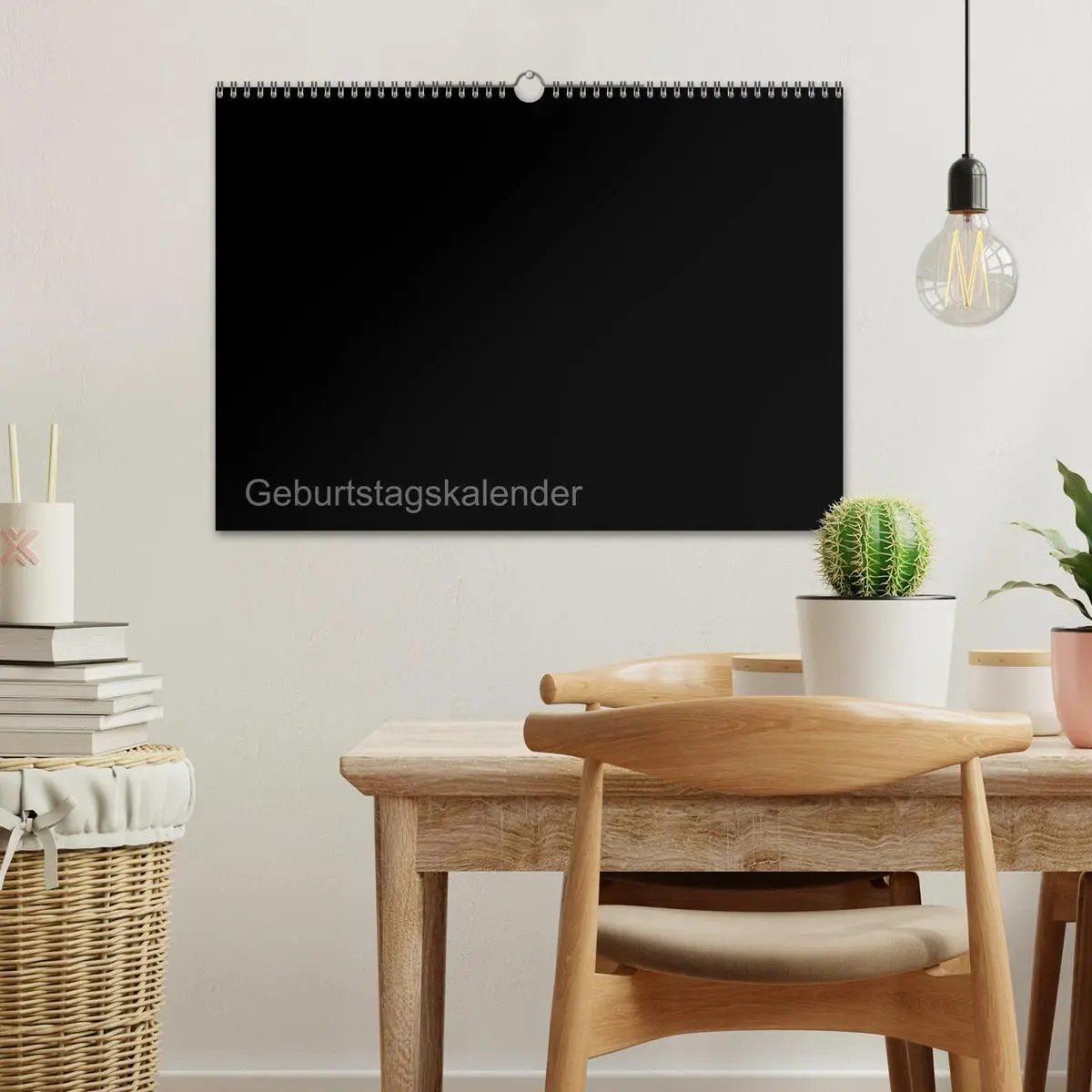 Bild: 9783516167559 | Bastel-Geburtstagskalender schwarz / Geburtstagskalender...