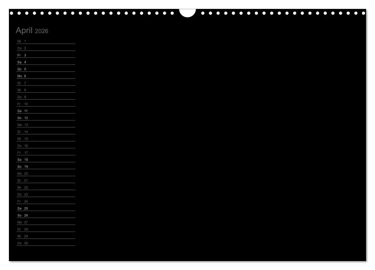 Bild: 9783516167559 | Bastel-Geburtstagskalender schwarz / Geburtstagskalender...