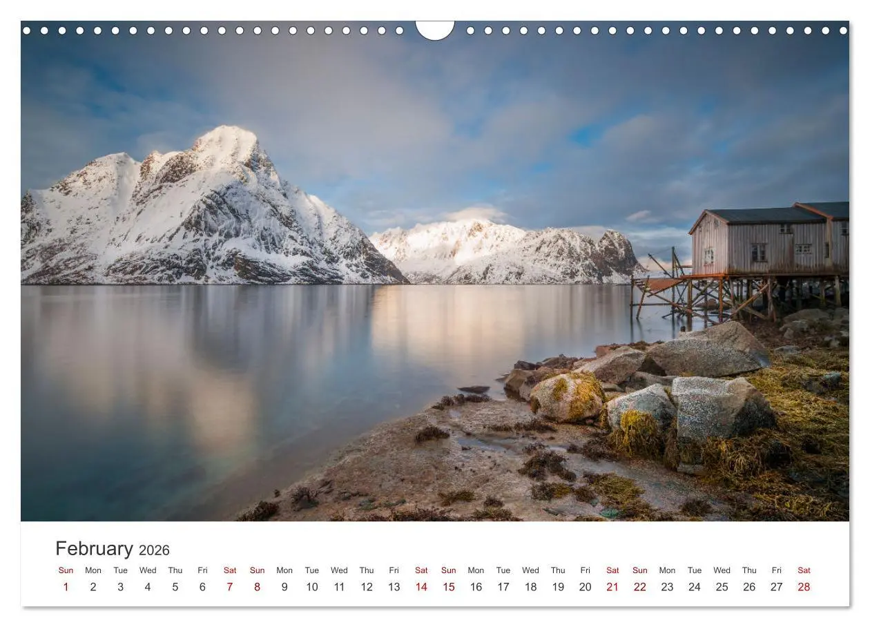 Bild: 9783516547559 | Lofoten Reflections in the water (Wall Calendar 2026 DIN A3...