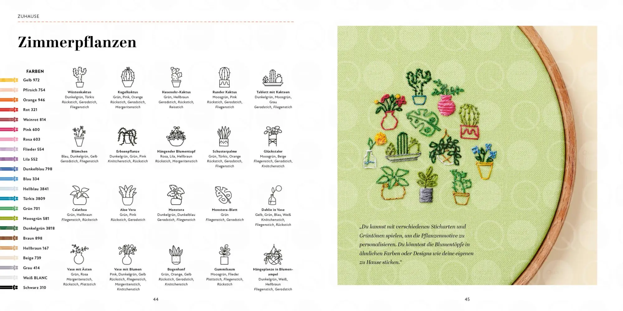 Bild: 9783745927559 | 1000 x Sticken - Die große Motivsammlung | Steph Arnold | Taschenbuch