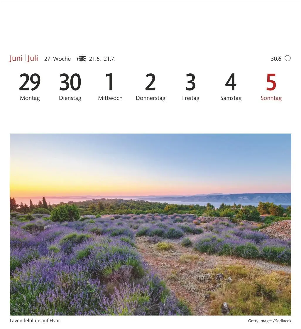 Bild: 9783840037559 | Kroatien Sehnsuchtskalender 2026 - Wochenkalender mit 53 Postkarten