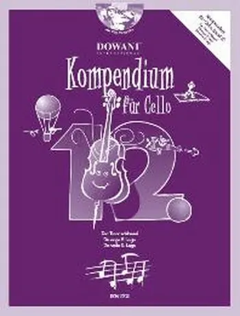 Cover: 9783905477559 | Kompendium für Violoncello Band 12 (+2 CD's) für 1-2 Violoncelli...